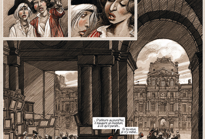 Extrait de “Le ciel au-dessus du Louvre”