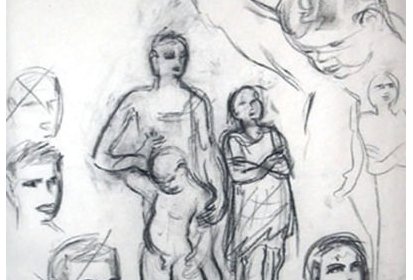 Dessin d'Odette Elina